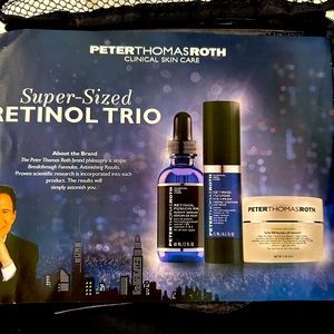 Peter Thomas Roth Retinol Trio Un-Wrinkle Night Cream new in box retail $325